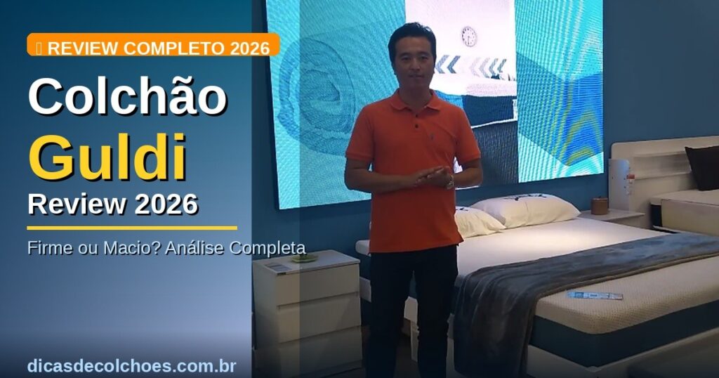 colchão guldi é bom mesmo? Review completo 2026