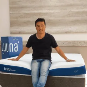 Luuna Blue na caixa